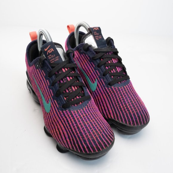Nike Air VaporMax Flyknit 3 Vivid Purple BQ5238-402 size 4Y - Picture 2 of 12